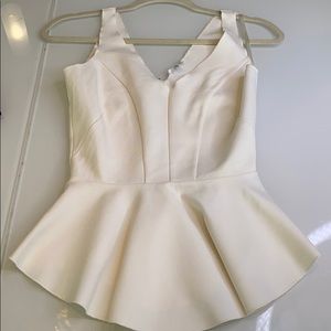 intermix peplum top